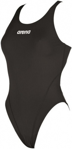 Arena Solid Swim Tech High Black White Maillot Natation Pi Ce