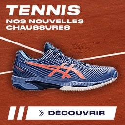 Tennis menu nouvelles chaussures F