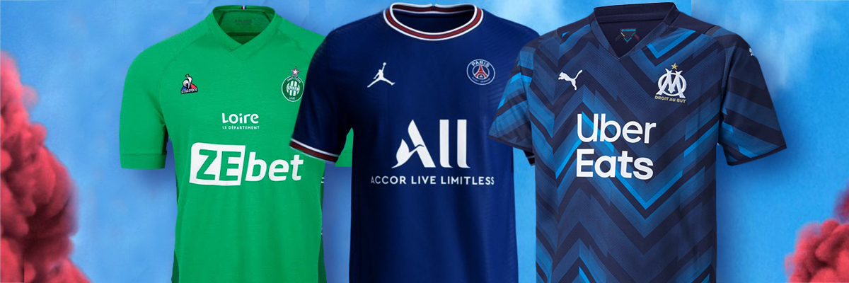 Les plus beaux maillots de Ligue 1