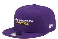 NEW ERA-9FIFTY LA Lakers Script Snapback Cap-image-1