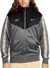 NIKE-Veste à capuche Nike Sportswear Repeat gris/noir-1