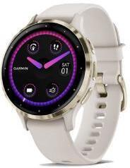GARMIN-GARMIN VENU 3S Smartwatch GPS Ivory e Soft gold Cinturino Silicone 010-02785-04-image-1