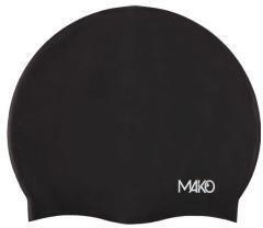 MAKO-Bonnet de bain signature noir-image-1