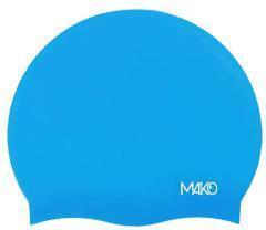 MAKO-Bonnet de bain signature turquoise-image-1