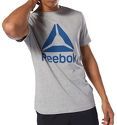 REEBOK-Stacked Homme Tee-shirt Gris