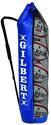 GILBERT-Sac à ballons de rugby (tube) - Bleu