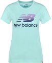 NEW BALANCE-T-shirt vert femme WT91576
