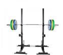 GORILLA SPORTS-Rack à squat avec set d'haltère Olympique Premium 140 kg