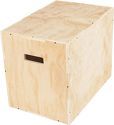 GORILLA SPORTS-Plyobox en bois 3 en 1 (60 x 50,5 x 75,5cm)