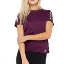 adidas-T-Shirt Running Violet Femme Rs Ss Tee W