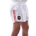 adidas-FFR Short Rugby Blanc Homme