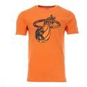 NEW ERA-T-shirt orange homme Coastal Miami Heat
