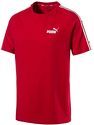 PUMA-T-Shirt Rouge Homme HERITAGE TAPE