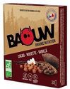 BAOUW-Cacao noisette vanille (x3) - Barres énergétiques