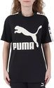 PUMA-T-shirt Noir Ecru Femme REVOLT