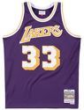 Mitchell & Ness-Kareem Abdul-Jabbar Los Angeles Lakers 1983-84 Hardwood Classics - Maillot de NBA