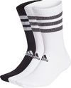 adidas Performance-Chaussettes Glam 3-Stripes Cushioned Crew Sport (3 paires)