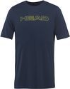 HEAD-Basic Tech Navy - Tee-shirt de tennis
