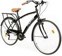 MOMABIKES-Vélo de Ville CITY 28", Aluminium, SHIMANO 18V, Selle Comfort