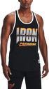 UNDER ARMOUR-Project Rock Iron Tank-Blk - T-shirt de fitness