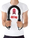 Physionics® Power Twister Barre a Ressort Appareil Bras Gym Sport 20/30/40/50 kg Résistance 40 kg de Résistance image 2