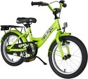 BIKESTAR-Vélo enfant pour garcons et filles de 4 - 5 ans | Bicyclette enfant 16 pouces classique avec freins | Rose