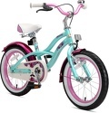 BIKESTAR-Vélo enfant pour garcons et filles de 4 - 5 ans | Bicyclette enfant 16 pouces cruiser avec freins