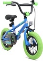 BIKESTAR-Vélo enfant pour garcons et filles de 3 - 4 ans | Bicyclette enfant 12 pouces BMX avec freins | Noir & Bleu