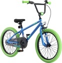 BIKESTAR-Vélo enfant pour garcons et filles de 6 ans | Bicyclette enfant 20 pouces BMX avec freins | Noir & Bleu