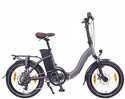 NCM BIKE-Vélo Électrique Pliant Ncm Paris Gris Anthracite - 20", 250W, Batterie 36V 15Ah 540Wh