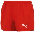 PUMA-Short sans poches Speed Rugby rouge