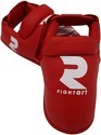 Fightart-Protège-pied de karaté - entraînement et compétition - Modèle rouge