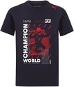 ASTON MARTIN RED BULL RACING-Max Verstappen Champion Du Monde Aston Martin Racing Formula Team Bull Officiel F1 - T-shirt