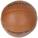 TUNTURI-Balle de médecine / Ballon médicinal / Medicine ball en cuir synthétique 5kg marron
