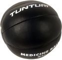 TUNTURI-Balle de médecine / Ballon médicinal / Medicine ball en cuir 3kg noir