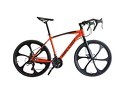 Helliot Bikes-Vélo de Route Berlin Orange- pour cycliste de 1,65m à 1,85m