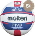 MOLTEN-V5B5000-De Lot De 5 - Ballon de volley-ball
