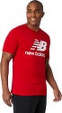 NEW BALANCE-Essentials Stacked Logo - T-shirt