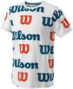 WILSON-All Over Logo Tech T-shirt Garçons