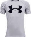 UNDER ARMOUR-garçon UA Tech Big Logo SS, T-shirt de sport léger, T-shirt running pour garçon
