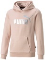 PUMA-Ess+ Logo Hoodie Fl G