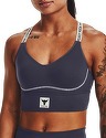 UNDER ARMOUR-Pjt Rock Infty Mid Bra-GRY