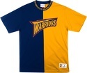 Mitchell & Ness-T-shirt Golden State Warriors nba split color