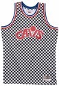 Mitchell & Ness-Maillot Cleveland Cavaliers checked b&w