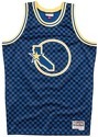 Mitchell & Ness-Maillot Golden State Warriors checked b&r