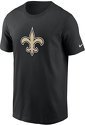 NIKE-T-shirt Manche Courte Col Ras Du Cou Nfl New Orleans Saints Logo Essential