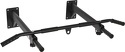HOMCOM-Barre de traction barre de Fitness fixation murale support sac de frappe ou sangles TRX intégré charge max. 150 Kg acier noir