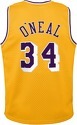 Mitchell & Ness-Maillot NBA Shaquille O'neal Los Angeles Lakers 1996 Hardwood Classic Jaune Pour enfant