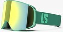 LOUBSOL-Masque de ski LS3 - Miroir Or Cat 3 - Vert