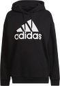 adidas Sportswear-Sweat-shirt à capuche en molleton oversize à grand logo Essentials